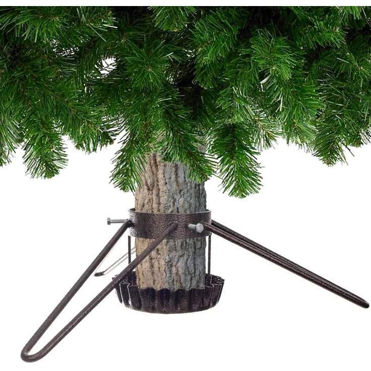 KADAX Weihnachtsbaumständer Metall Weihnachtsbaumständer mit Schale Kupfer 58cm – Bild 2