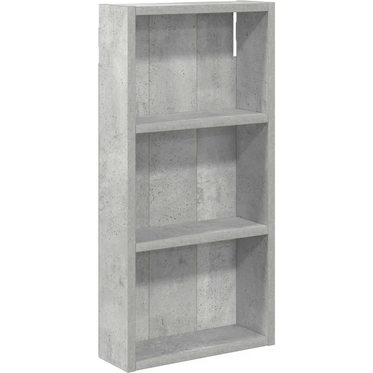 vidaXL Badezimmer-Wandschrank mit Regal Betongrau 30 x 10 x 60,5 cm 889322 – Bild 2