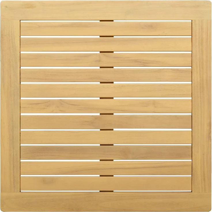 Couchtisch Sofatisch, Helles Akazienholz 60 x 60 x 36 cm Massivholz Akazie d276e – Bild 4