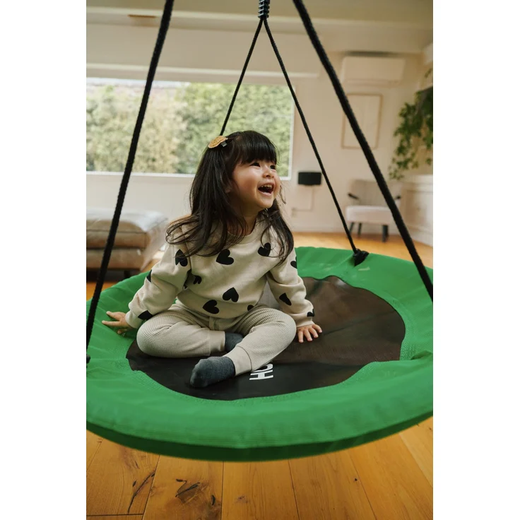 HUDORA höhenverstellbare Nestschaukel, 90-110 cm, Grün – Bild 7
