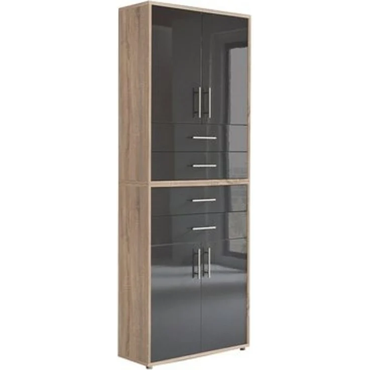 BMG Möbel Aktenschrank Tabor (Set 18, Büroschrank mit Metallgriffen) Made in Germany – Bild 3