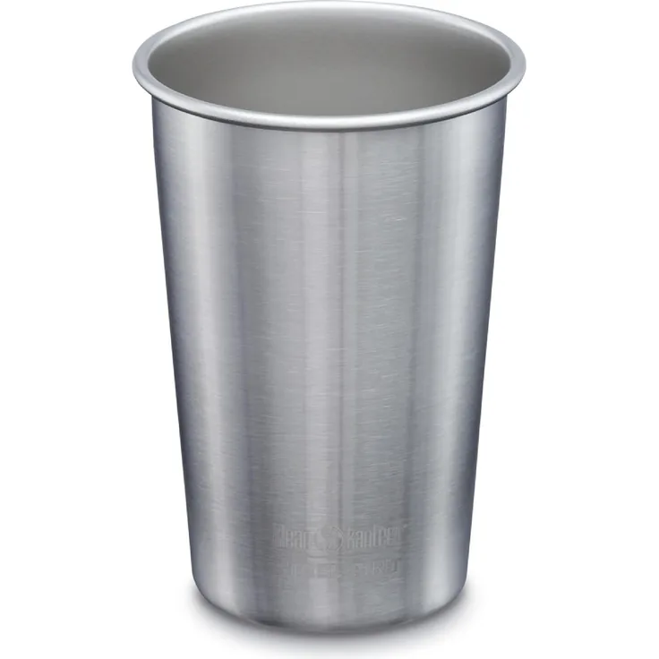 Klean Kanteen Edelstahlbecher 473 ml Cup, Brushed Stainless, 8020095