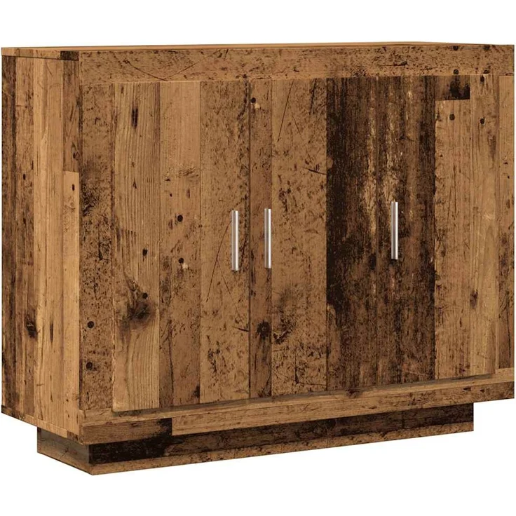 vidaXL Sideboard Altholz-Optik 92x35x75 cm Holzwerkstoff 856864 – Bild 1