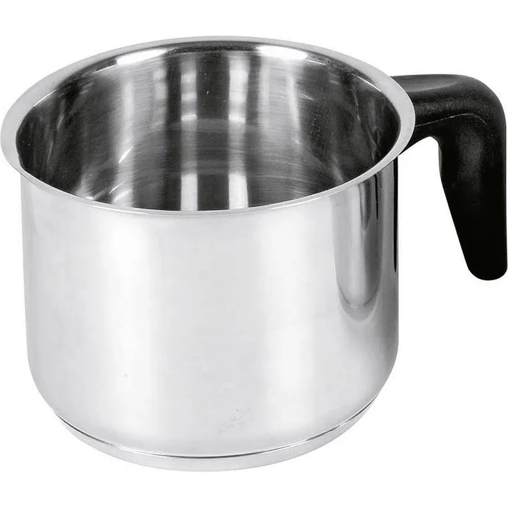 KARL KRÜGER Milchtopf mit Kunststoffgriff 1,5 Liter Ø14cm Edelstahl