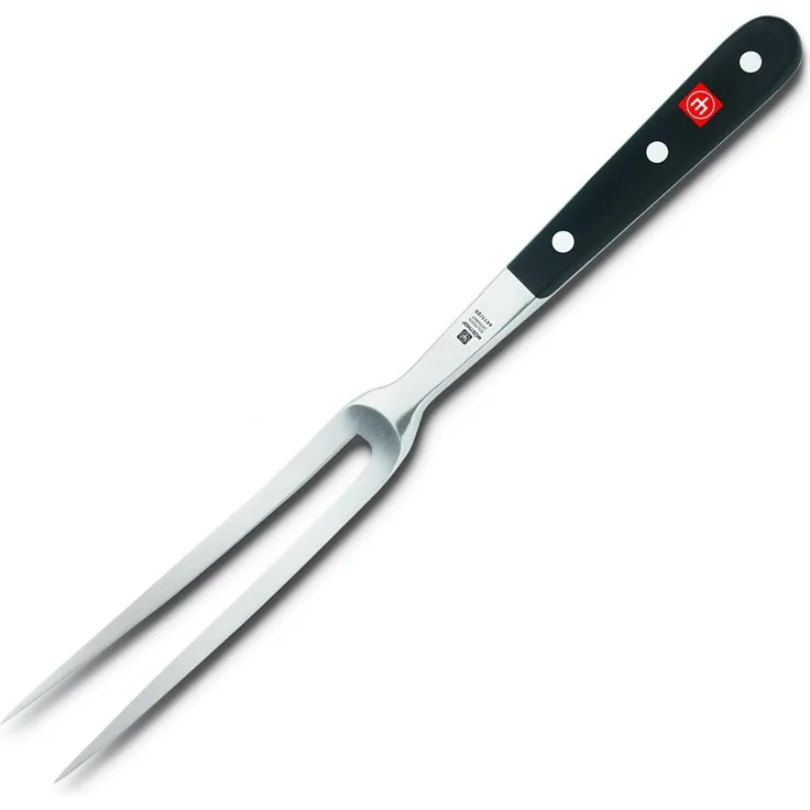 WÜSTHOF Fleischgabel, 10 cm, Classic (4411-20), hochwertige Tranchiergabel, Edelstahl, rostfrei