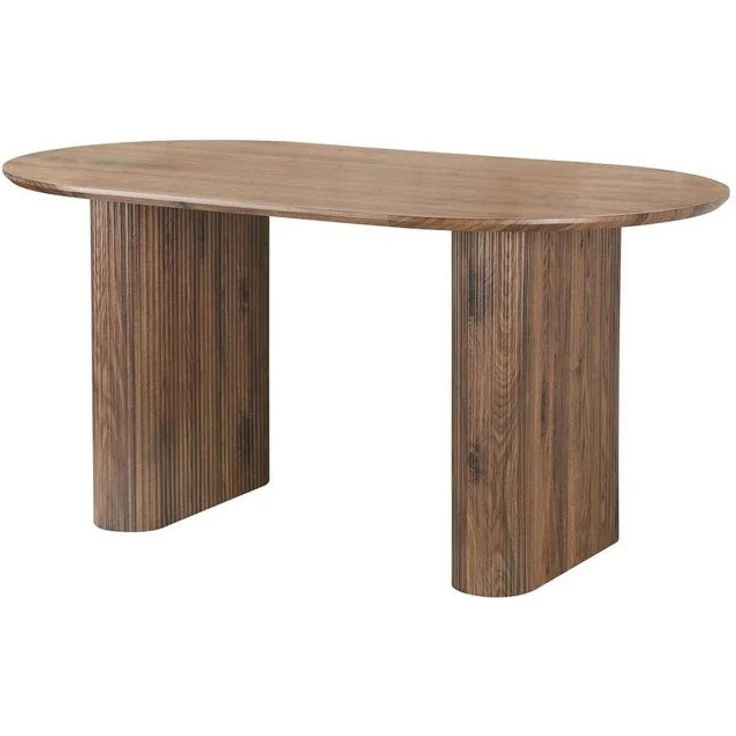 OTTO home Esstisch Bostonia, ovaler Esstisch, Beine mit Rillenstruktur, pflegeleicht, Höhe 76 cm – Bild 4