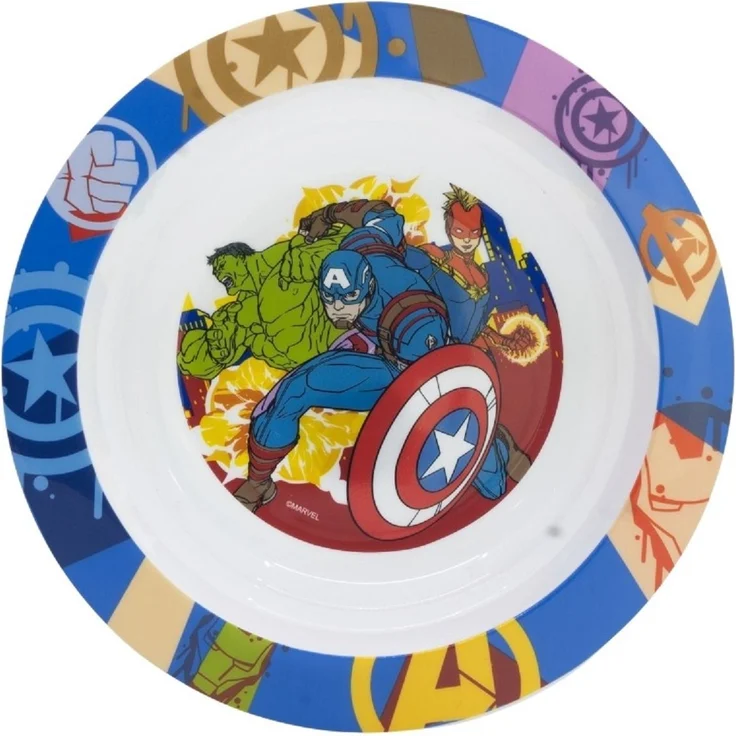 Marvel Kindergeschirr ab 4 Jahren Schale für Kinder mikrowellengeeignet – Bild 2