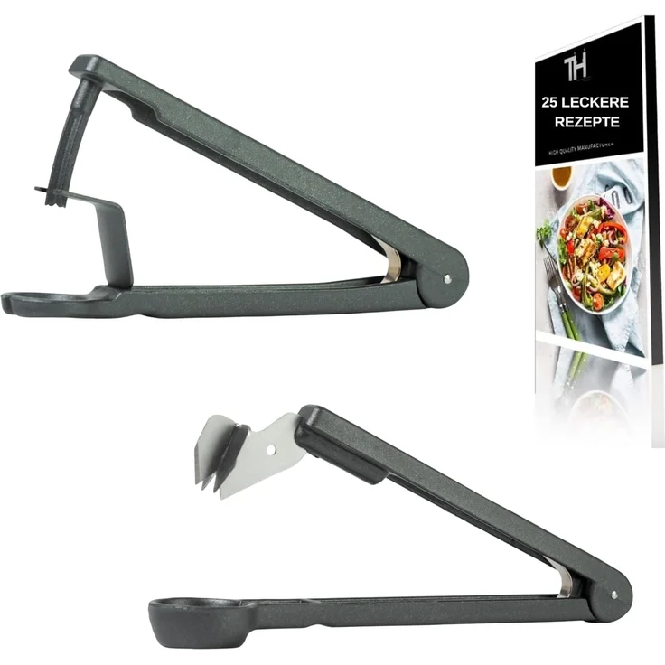 Thiru Entkerner mit robustem sternförmigen Entkernstößel, Kirsch-und Pflaumenentsteiner Set, Made in Germany, Sparset für Kirschen und Pflaumen