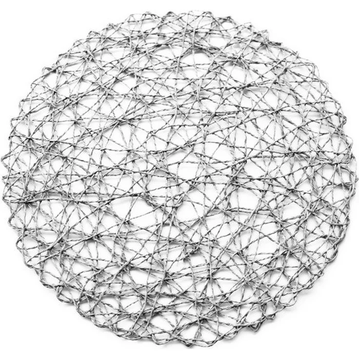 COFI 1453 Platzteller Platzset ø37 cm – Telleruntersetzer modern geflochten, 4-tlg, ø37 cm – Bild 4