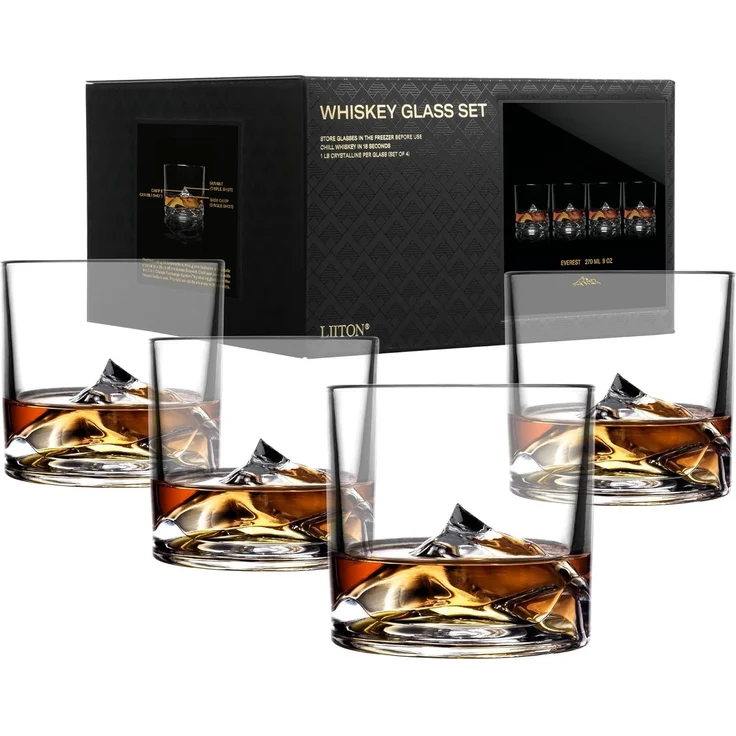 VIVA Whiskyglas Everest 270ml 4er 108388 – Bild 1