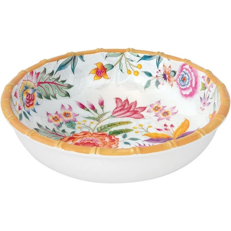 EasyLife Suppenteller Osaka, Spülmaschinengeeignet, Mehrfarbig, Blumen, H: 5.5cm – Bild 3