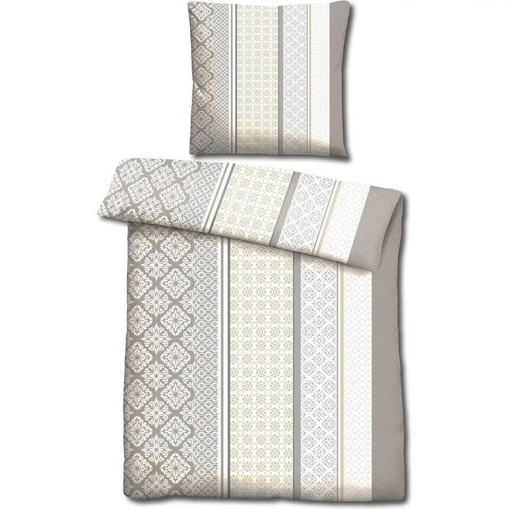 CloudComfort Basic Mikrofaser Bettwäsche beige 135x200 + 80x80 cm