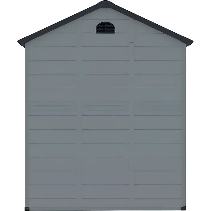 Vente-unique - CESIO Gartenhaus Harz GrauGrau - B 268 cm x H 180 cm x L 176 cm – Bild 6