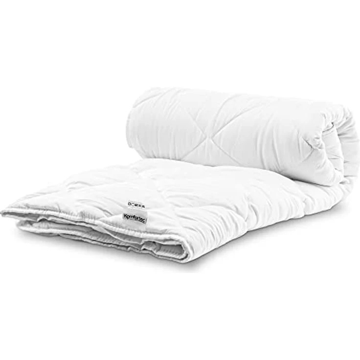Komfortec Kunstfaserbettdecke,Bettdecken für Sommer und Winter, Ganzjahresdecke, Füllung: Polyester, Bezug: Mikrofaser, 135x200 cm, 155x220 cm und weiteren Größen, allergiker geeignet – Bild 2