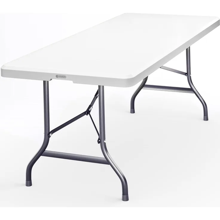 Casaria XL Klapptisch Gartentisch klappbar mit Tragegriff 220 x 70 x 72 cm