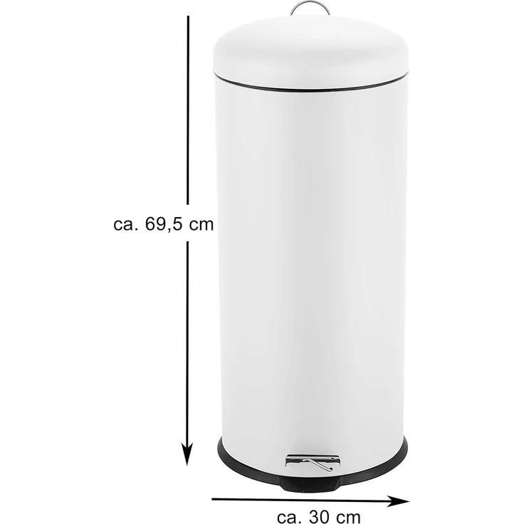 Ribelli Mülltrennsystem Mülleimer, 30 L, weiß, Ø 30 x 69,5 cm – Bild 7
