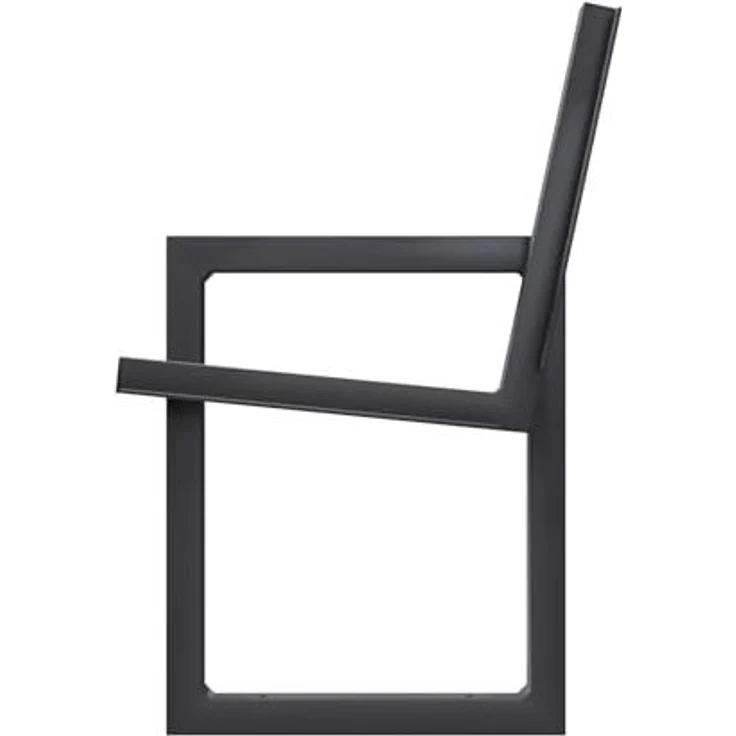 QLS Gartenbank Bankbeine ROM (Set 2 Stück, pulverbeschichtet), Bankgestell Bankfüße Beine aus Stahl schwarz – Bild 3