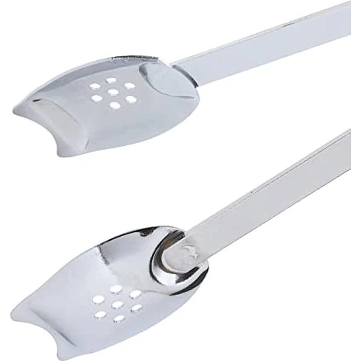 küchenzange 24 cm aus Edelstahl silber – Bild 2