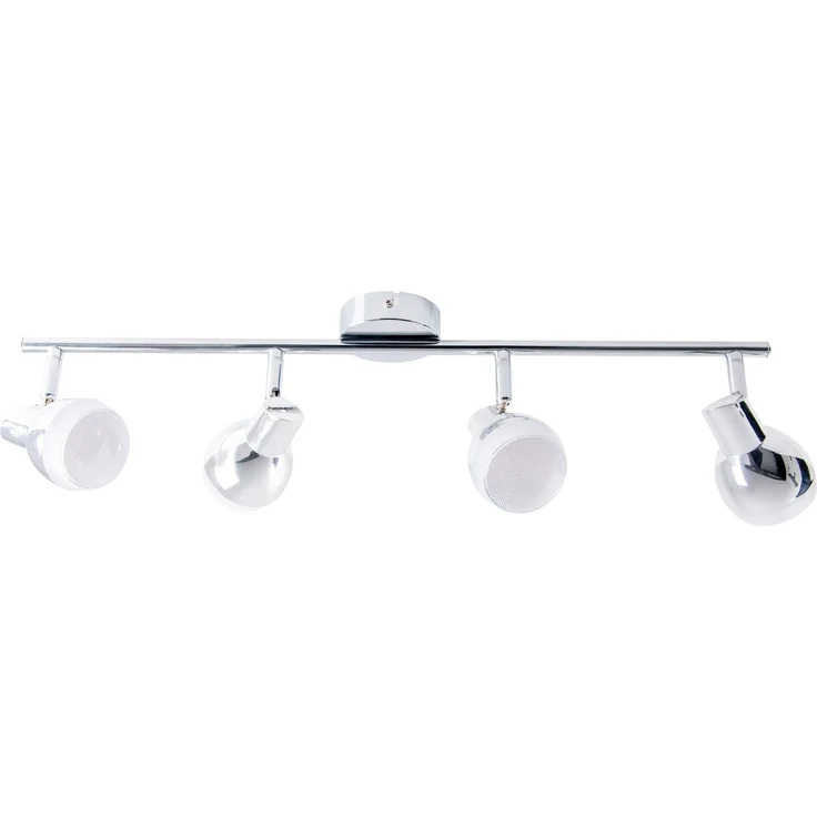 näve LED Deckenspot Chromey, LED fest integriert, Warmweiß, für Wand und Decke geeignet – Bild 4