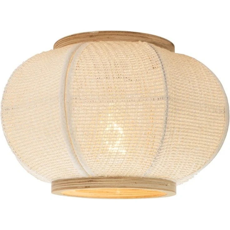 Qazqa Deckenleuchte Rob, ohne Leuchtmittel, E27, Naturel, Orientalisch, Stahl, 1-flammig – Bild 5