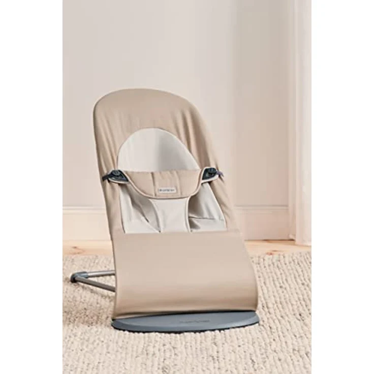 BabyBjörn Balance Soft Gewebte Wippe - Khaki Beige – Bild 8