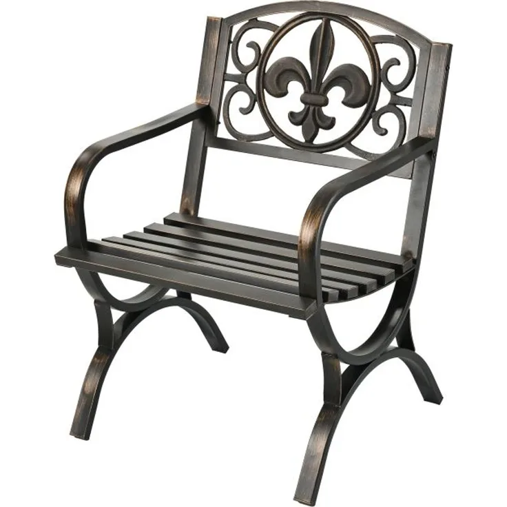 Antiker Gartenstuhl aus Metall 10051928