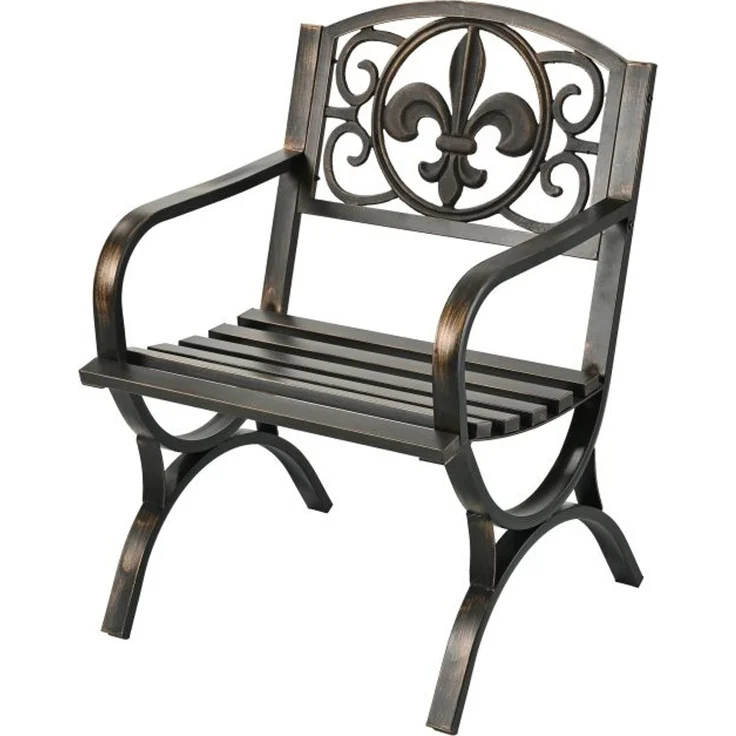 Antiker Gartenstuhl aus Metall 10051928 – Bild 1