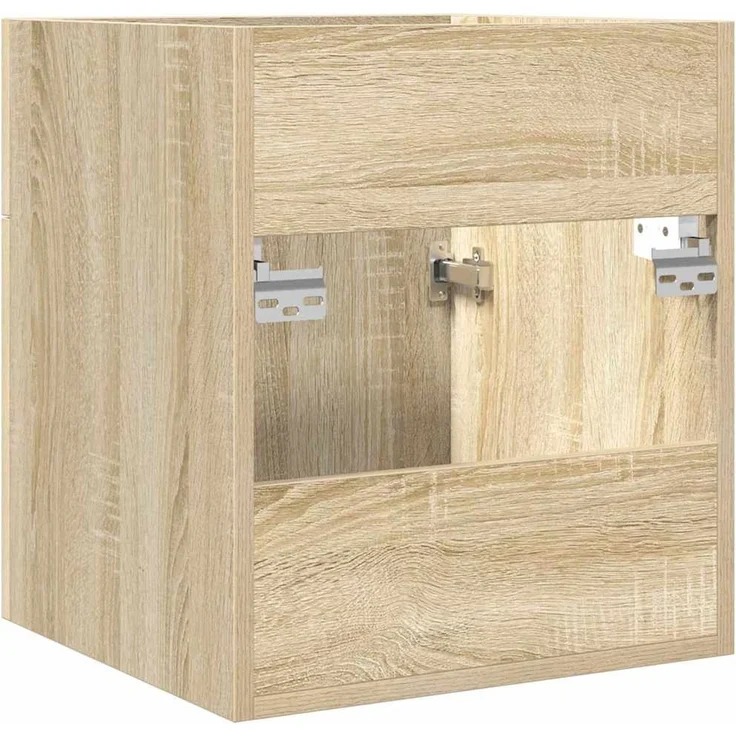 Waschbeckenschrank, Badschrank Sonoma-Eiche 41 x 38,5 x 46 cm Holzwerkstoff de7494 – Bild 6