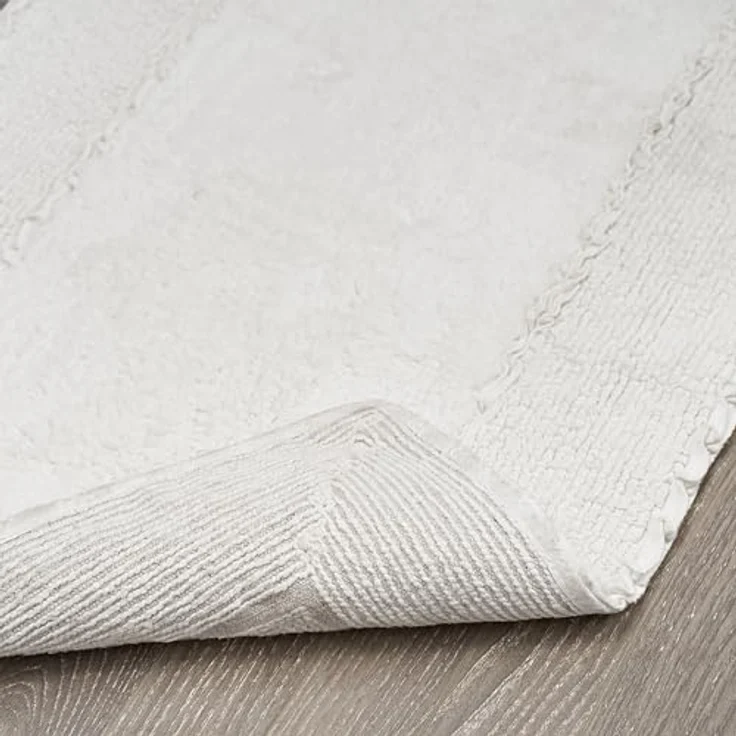 Laura Ashley Badvorleger, gerüscht, Baumwolle, 43x61 cm, Weiß – Bild 6