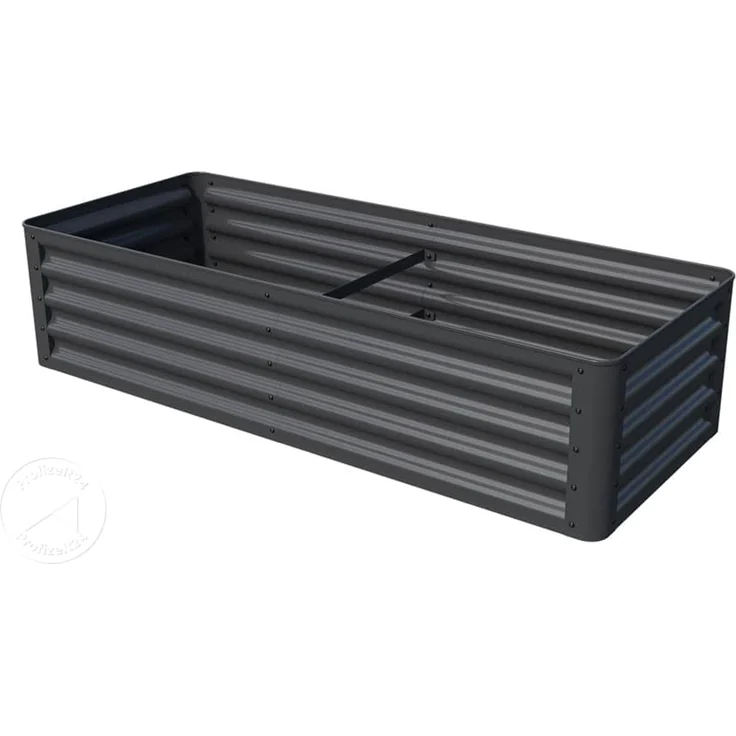 PRIMEYARD Hochbeet LUCA anthrazit Stahlkonstruktion 150x60x35 cm – Bild 2