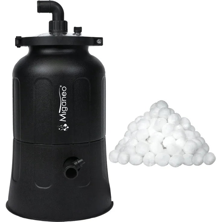 Miganeo Pool Filteranlage "Max Efficency" - 40W / 3,8m³/h / inkl. Filter Balls