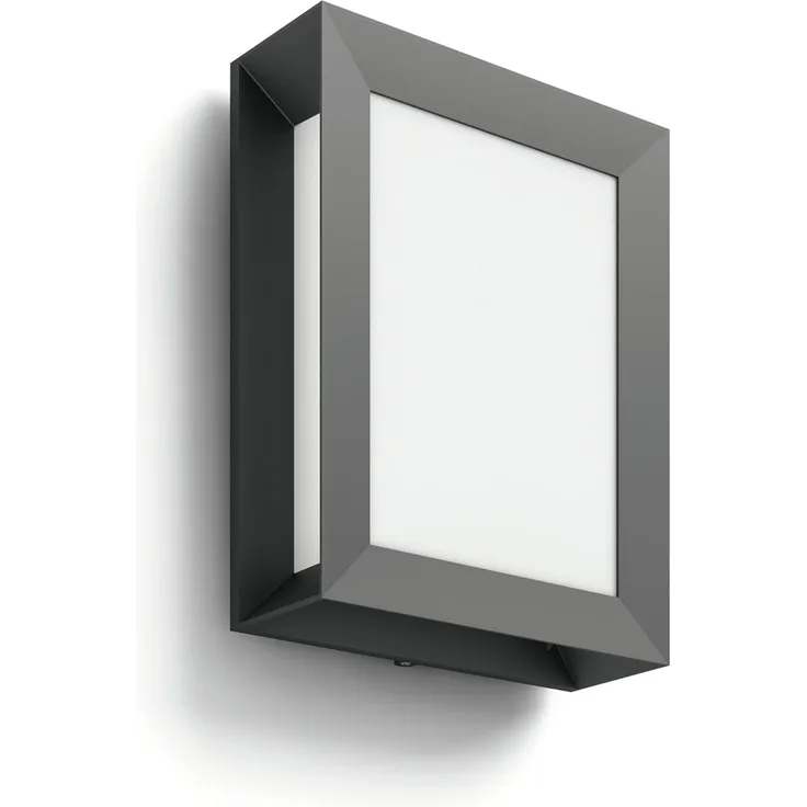 Philips Karp LED Außenwandleuchte anthrazit eckig 6W