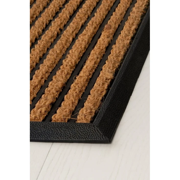 4LIVING Fußmatte Längliche Fußmatte SOLAN, 45x100 cm, Höhe: 18 mm – Bild 1
