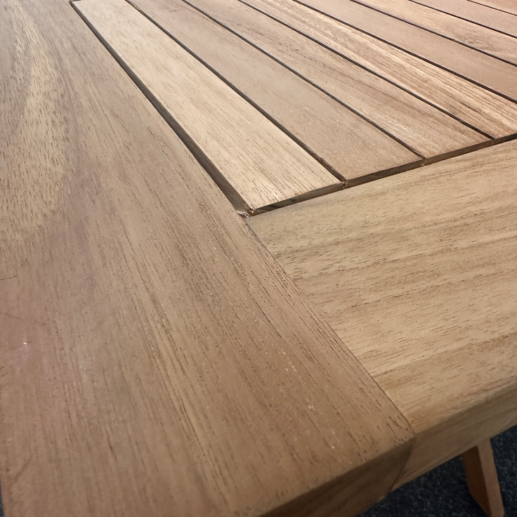 Gartentisch Riva, Echtholz, Holzfarben, 70 x 75 x 70 cm – Bild 4