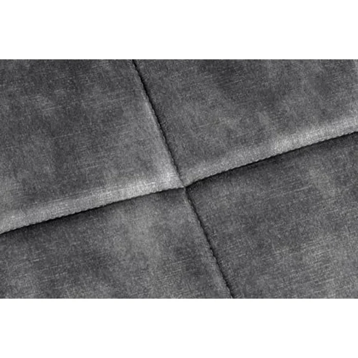 riess-ambiente Fußhocker SCANDINAVIA grau / schwarz (Einzelartikel, 1 St), Wohnzimmer · Samt · Metall · Scandinavian Design – Bild 8