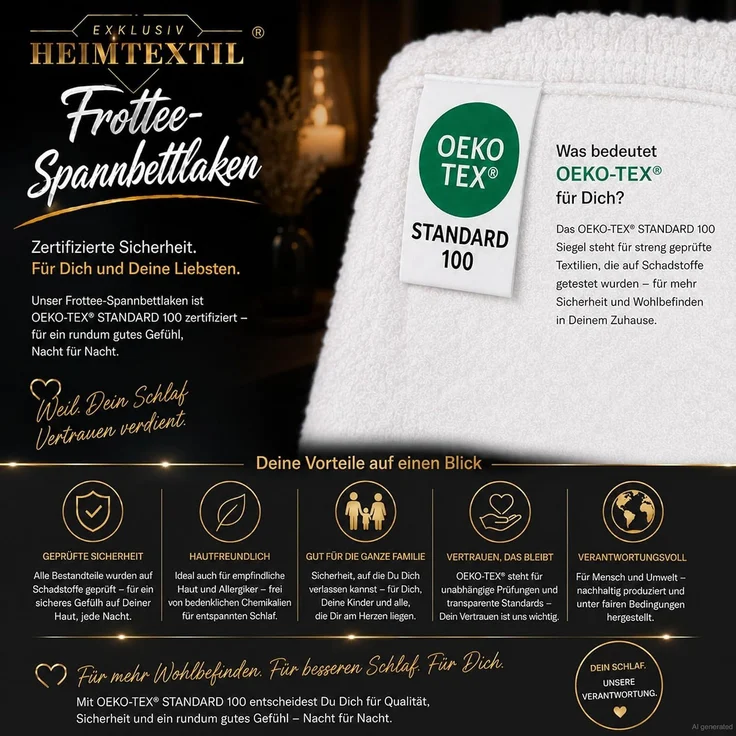 Frottee Spannbettlaken Doppelpack 60 - 70 x 140 cm Türkis – Bild 5