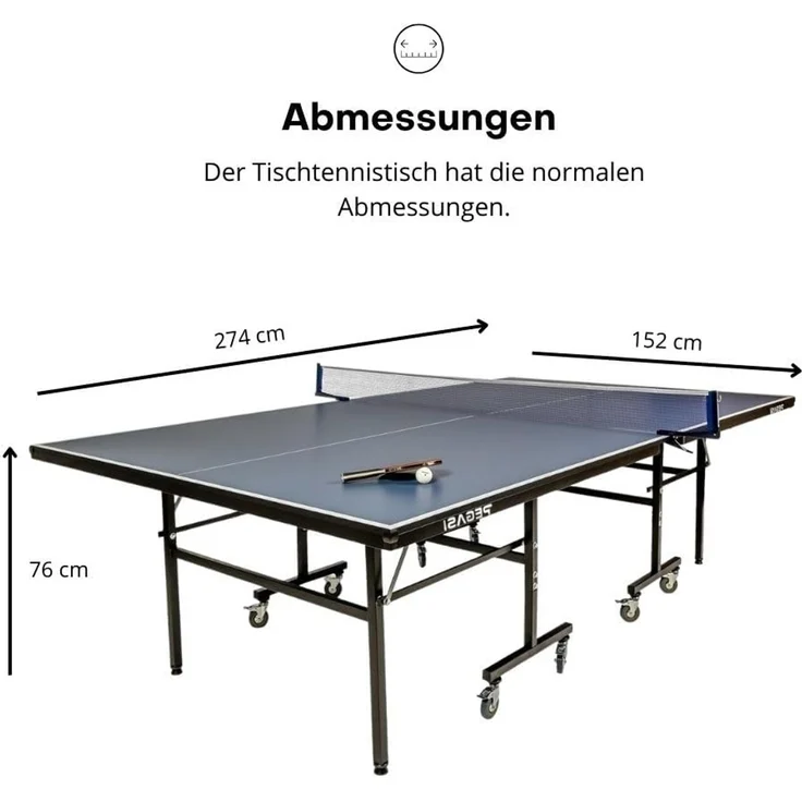 Tischtennisplatte Pegasi Office 250 Indoor – Bild 2
