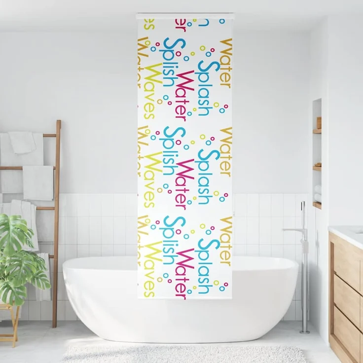 vidaXL Duschrollo mit Kassette 60x240 cm Stoffbreite 56 cm 4015030 – Bild 2