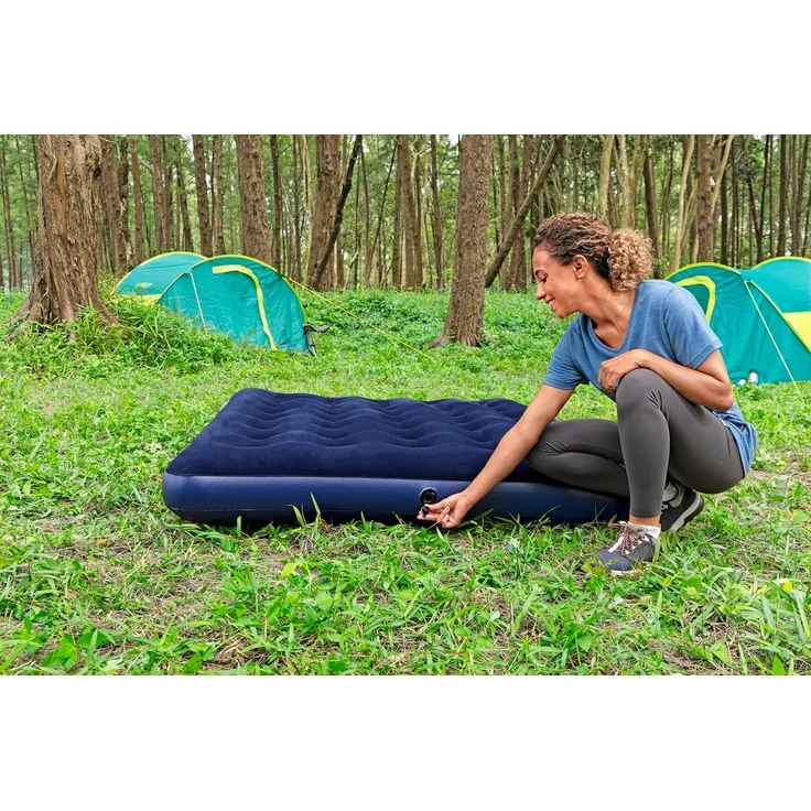 Doppelluftbett mit externer Elektropumpe 191 x 137 x 22 cm – Bild 9