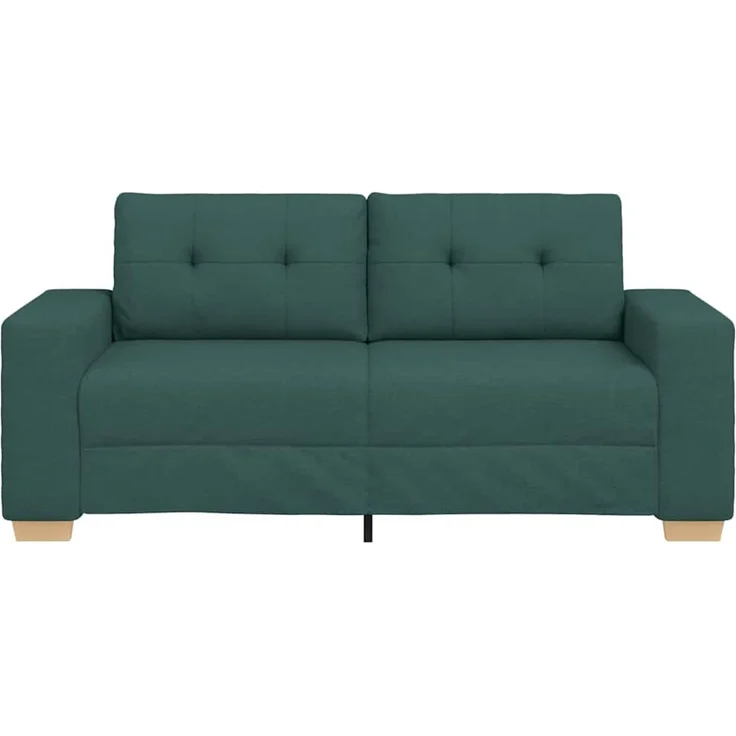 vidaXL Loveseat-Sofa Dunkelgrün 180x77x82 cm Stoff 4105083 – Bild 4