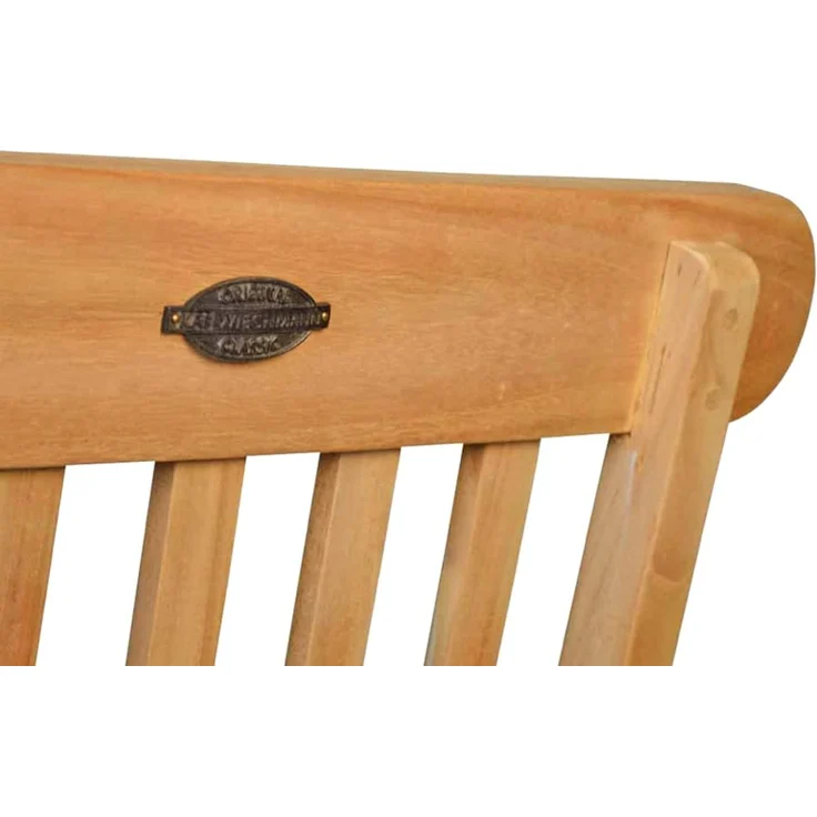 Kai Wiechmann Gartenliege Hochwertiger Teak Deckchair als wetterfester Liegestuhl, verstellbarer Teak Relaxsessel mit Fußablage – Bild 4