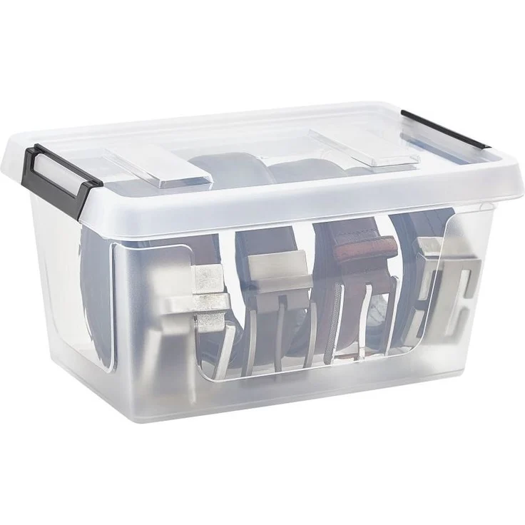 Gardissimo CLIP Aufbewahrungsbox Kunststoffbox Klarsichtbox Box rollbar – Bild 8
