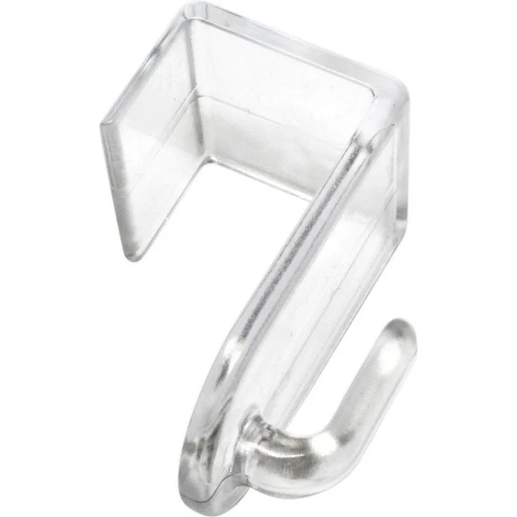 Gardinia Dekohaken für Fenster und Türen transparent, 2 Stück