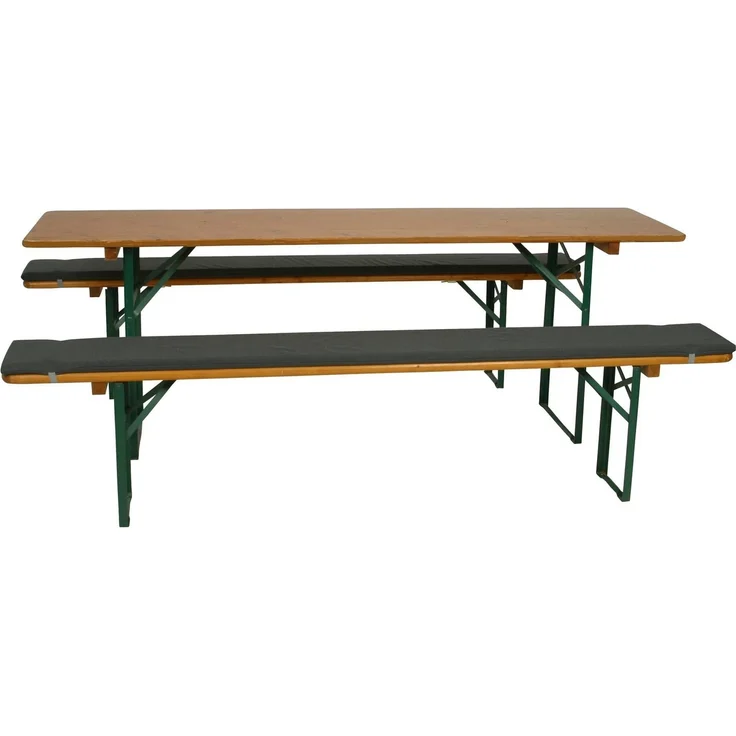 GO-DE Auflagen Set 220 cm anthrazit für Festzeltgarnitur Bierbankauflage Auflage – Bild 2