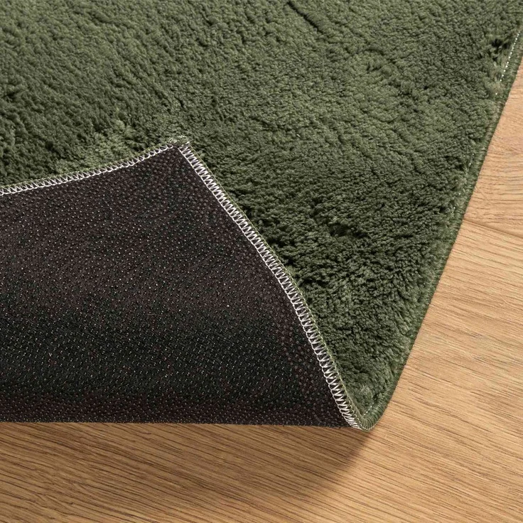 vidaXL Mittlerer Flor weicher und waschbarer Teppich HUARTE Waldgrün 42022509 – Bild 4