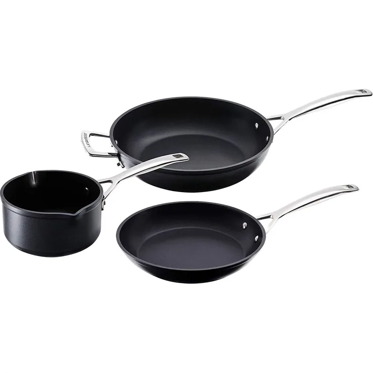 Le Creuset Aluminium-Antihaft Pfannen-Set 24/26 cm, Milchtopf