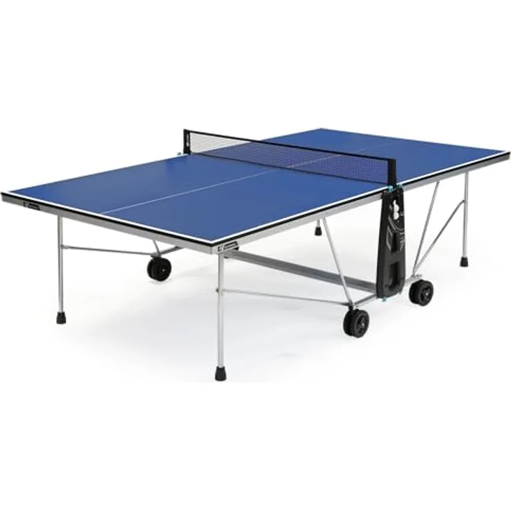 Cornilleau Indoor Tischtennisplatte 100, Einsteigermodell mit Push'n Lock-System und Höhenausgleich