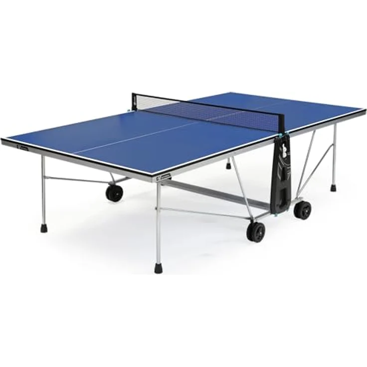 Cornilleau Indoor Tischtennisplatte 100, Einsteigermodell mit Push'n Lock-System und Höhenausgleich – Bild 1