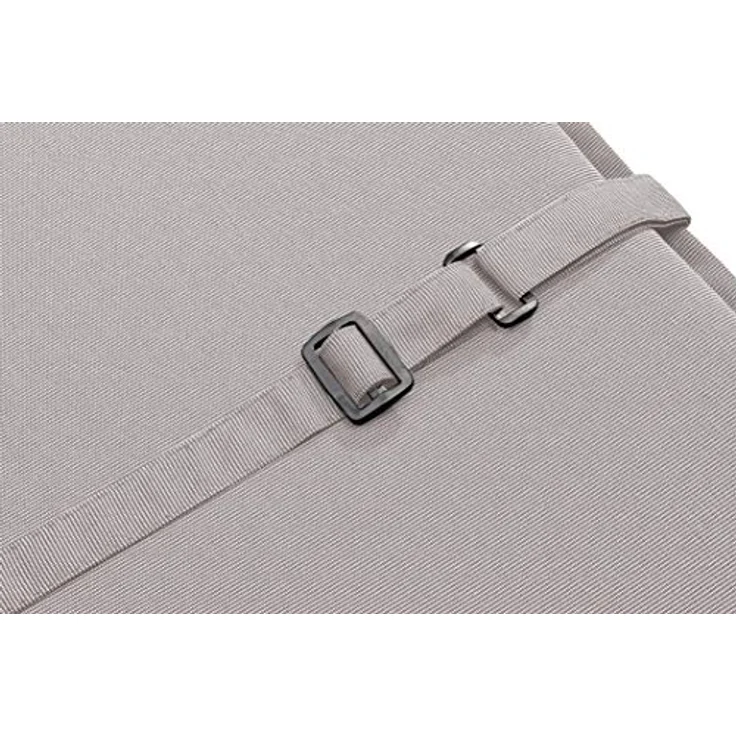 Traumnacht Komfort 2er Set Liegenauflagen Outdoor taupe mit abnehmbarem Bezug, 190 x 58 x 6 cm, Öko-Tex zertifiziert, produziert nach deutschem Qualitätsstandard – Bild 3