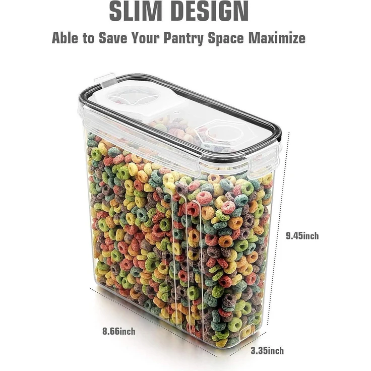 Wildone 6er Müsli-Behälter Set 384 ml luftdichte Frischhaltedosen BPA-frei – Bild 5